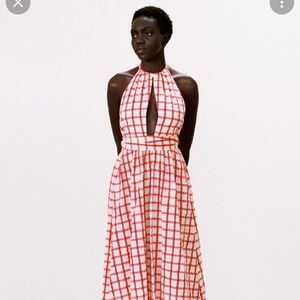 Mara Hoffman SWIM red and white long dress size S